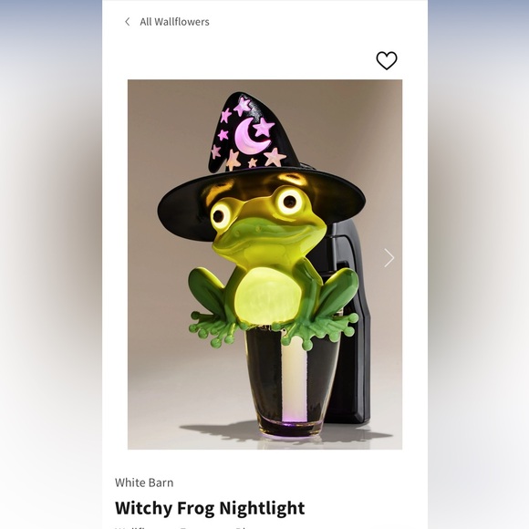 Other - NWT Bath & Body Works Halloween 2025 Witchy Frog Wallflowers plug in